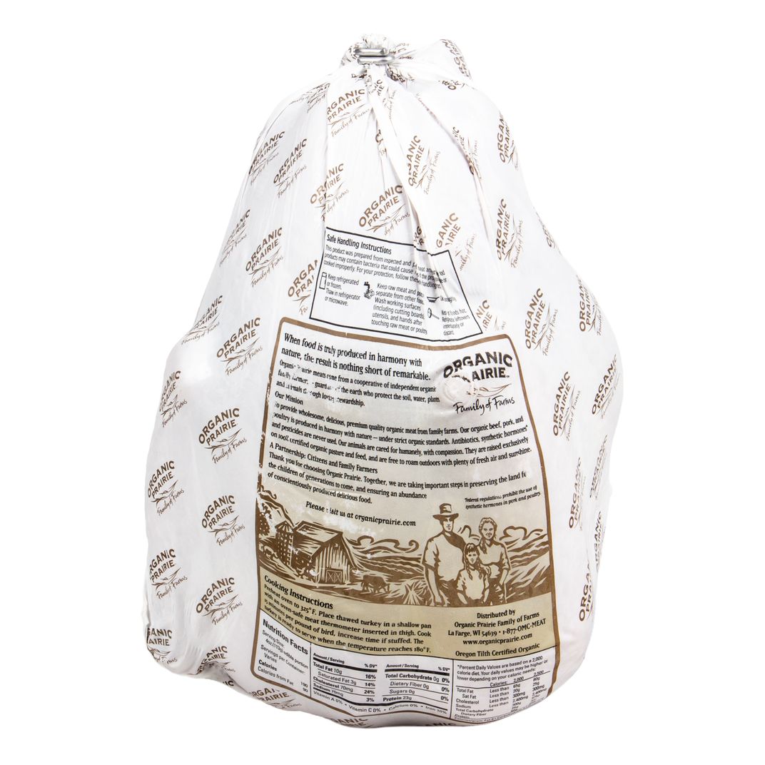 NEW! Organic Whole Young Turkey w/Giblets (approx. 14 lbs)