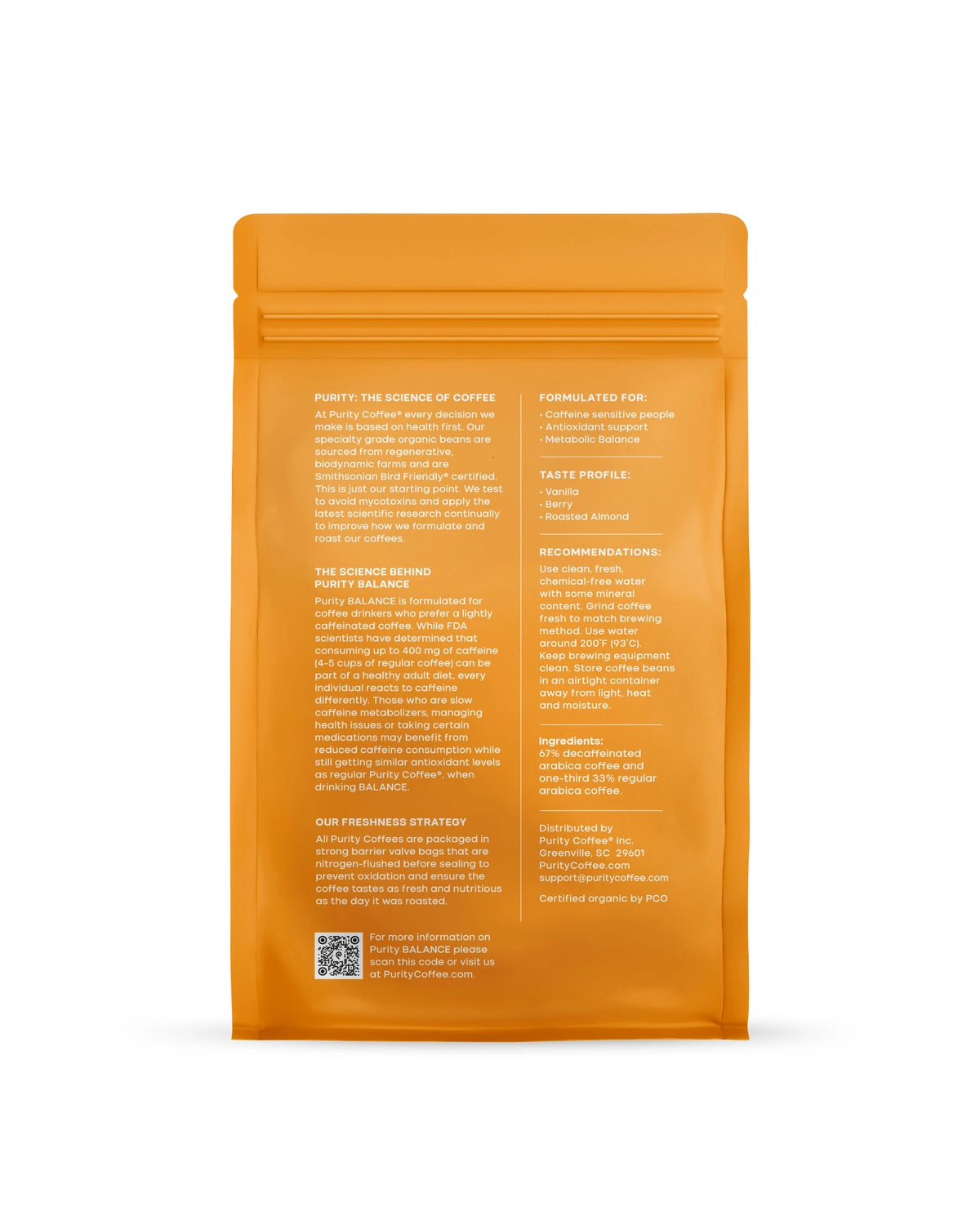 Purity Coffee Whole Bean