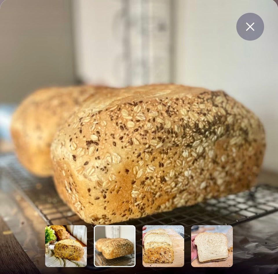 NEW! Organic Sourdough Whole Wheat Seeded Sandwich Loaf (Sliced)