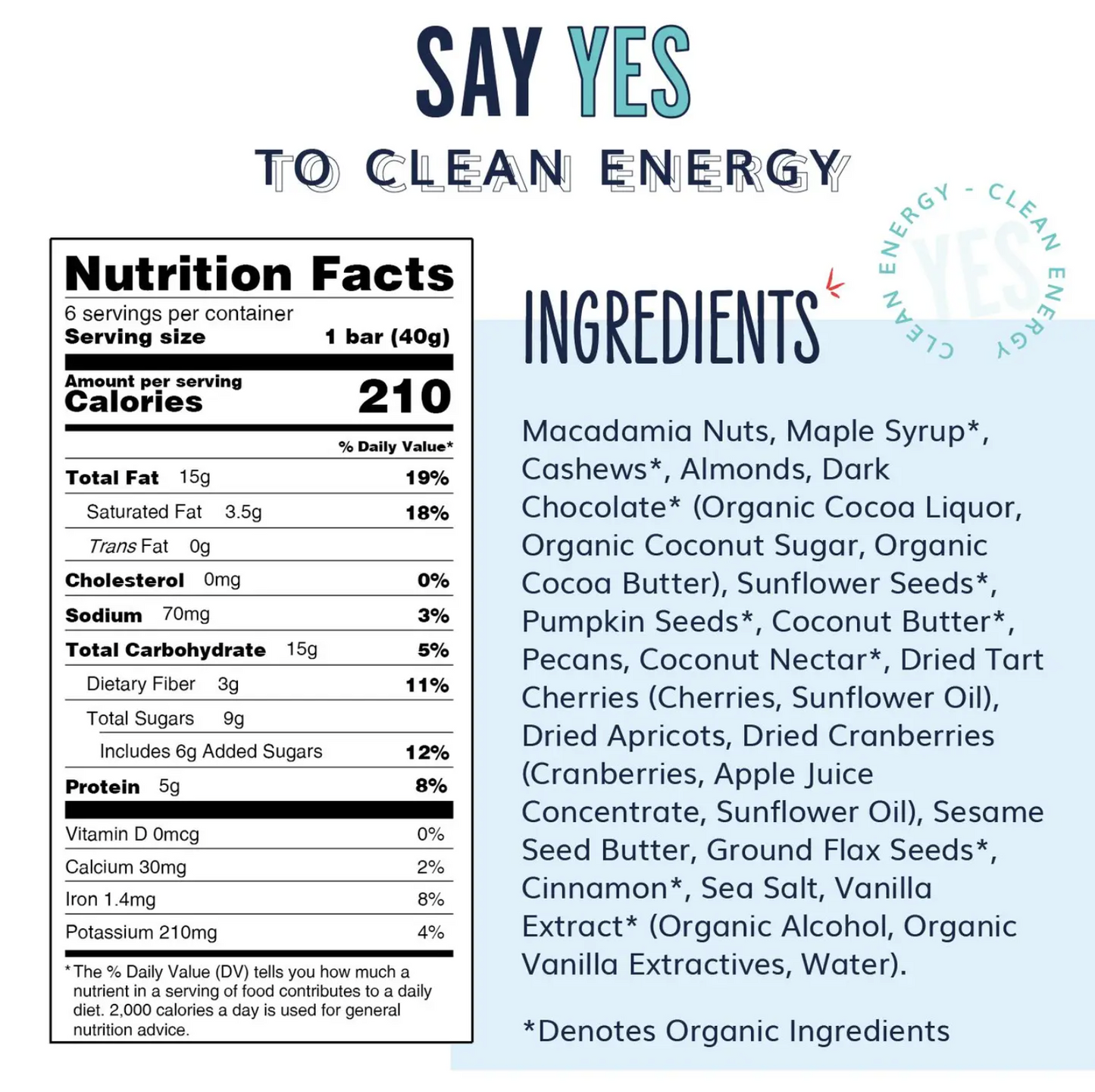 YES Snack Bars
