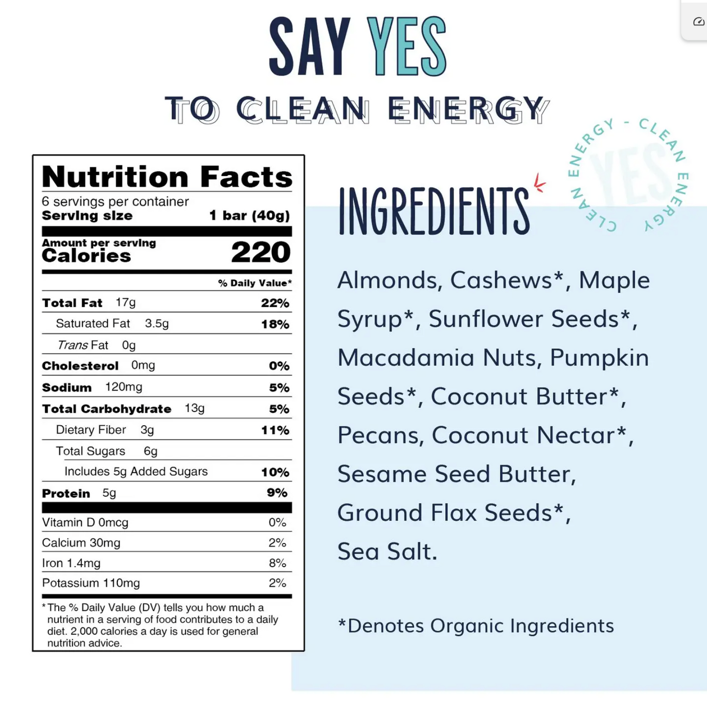 YES Snack Bars